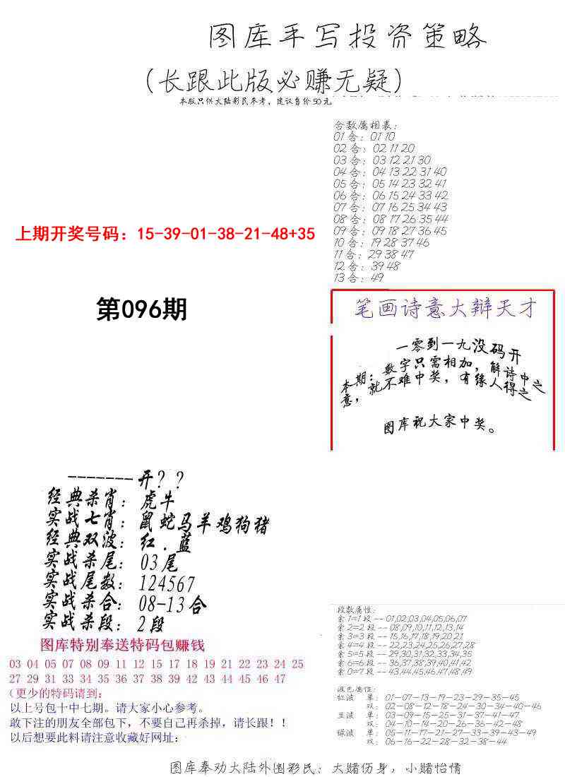 096期手写投资策略[图]